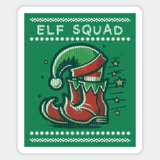 Ugly Elf Squad Magnet